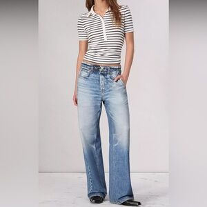 Rag & bone Miramar Wide Leg Pants Size Small